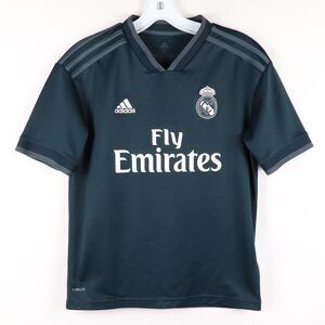 Real Madrid Jersey Adidas Youth Size Medium Away 2018-19